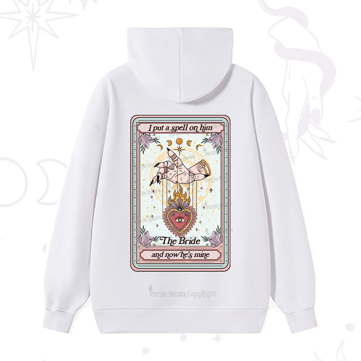 Purplehecate I Put A Spell On Him And Now He's Mine Hoodie