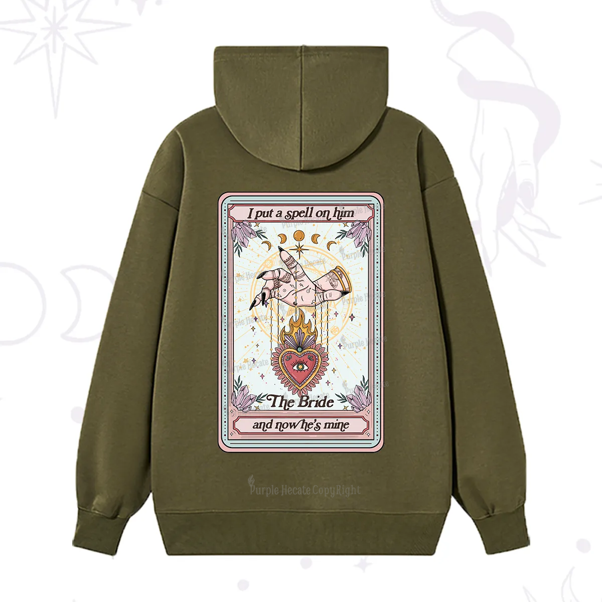 Purplehecate I Put A Spell On Him And Now He's Mine Hoodie