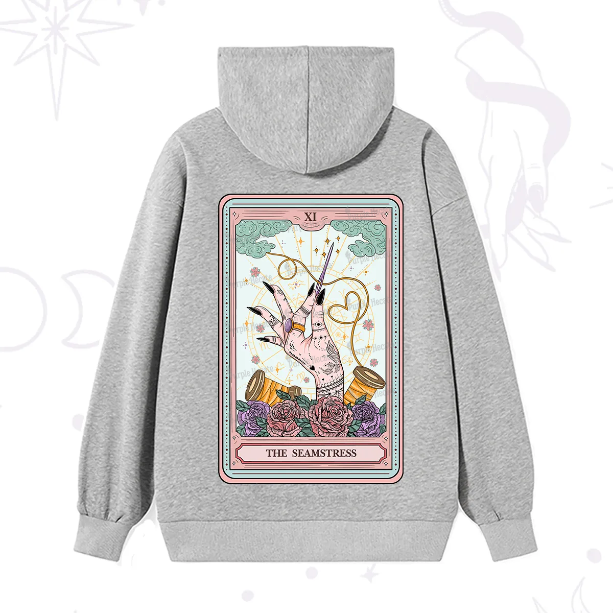 Purplehecate The Seamstress Tarot Hoodie