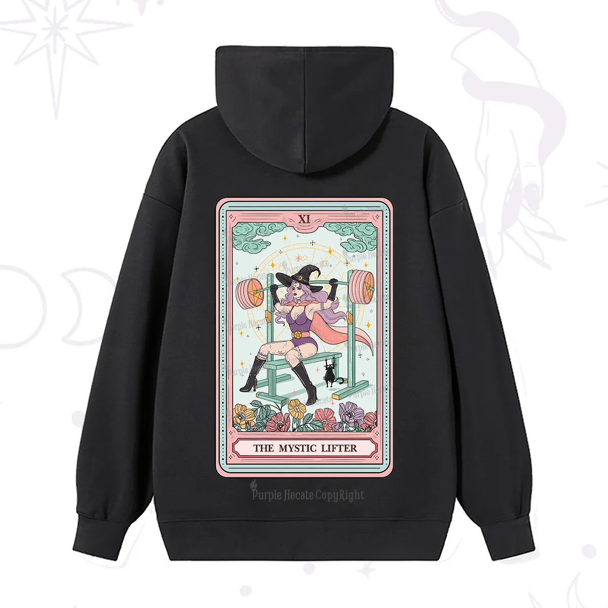 Purplehecate The Mystic Lifter Tarot Hoodie