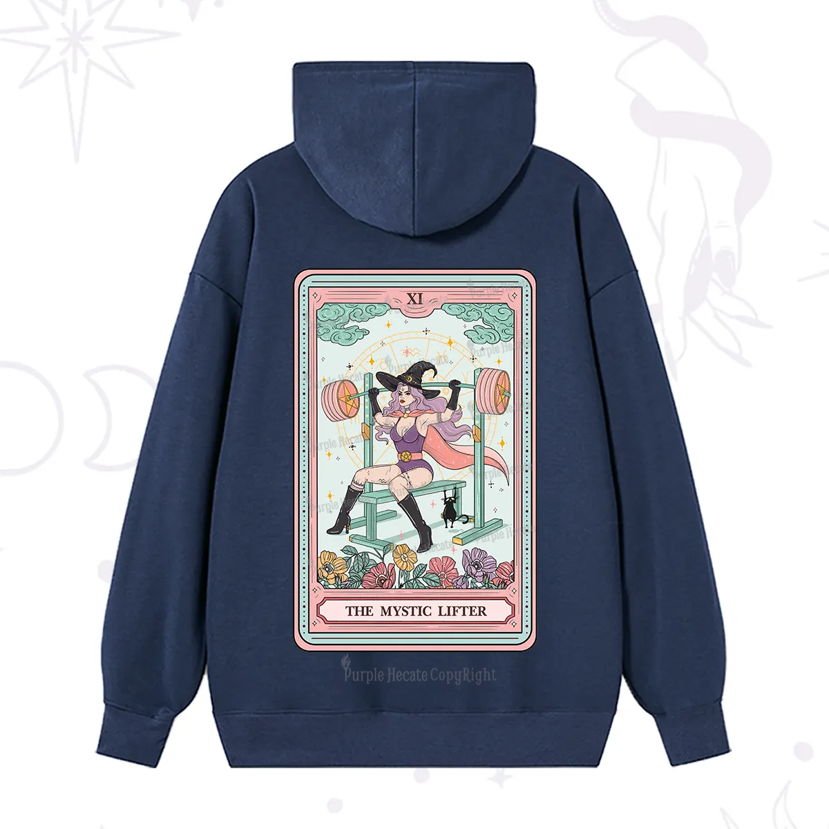 Purplehecate The Mystic Lifter Tarot Hoodie