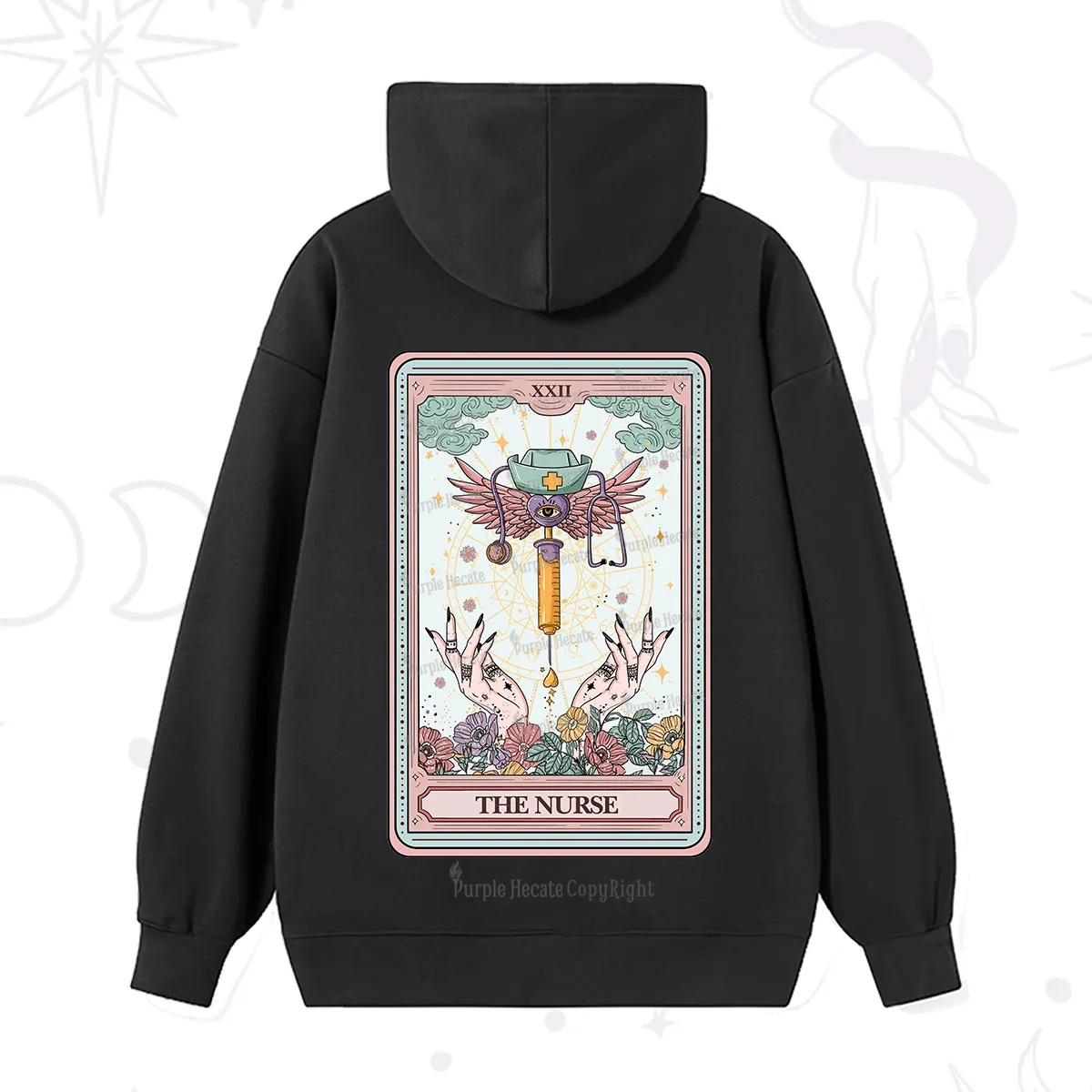 Purplehecate The ER Nurse Tarot Hoodie
