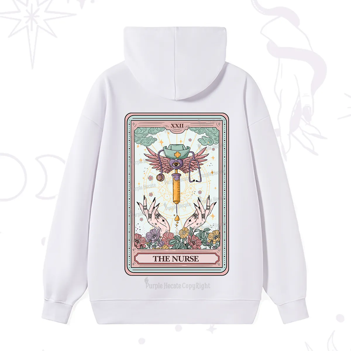 Purplehecate The ER Nurse Tarot Hoodie