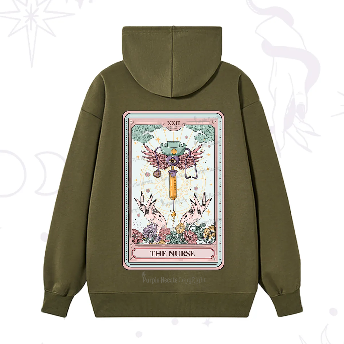Purplehecate The ER Nurse Tarot Hoodie