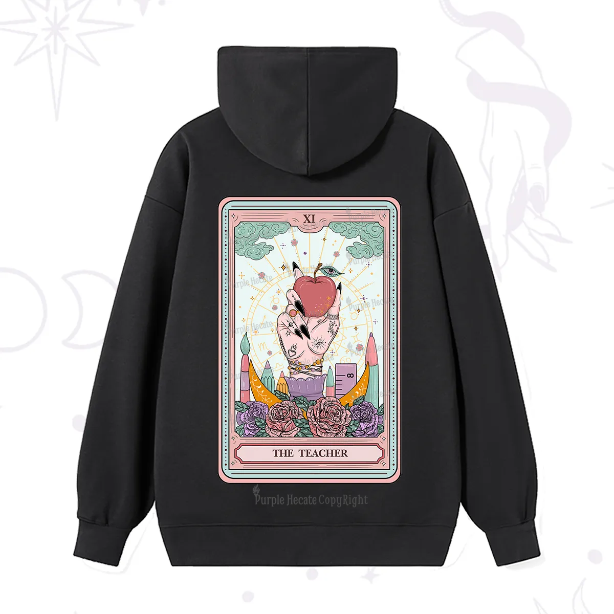 Purplehecate The Teacher Tarot Hoodie