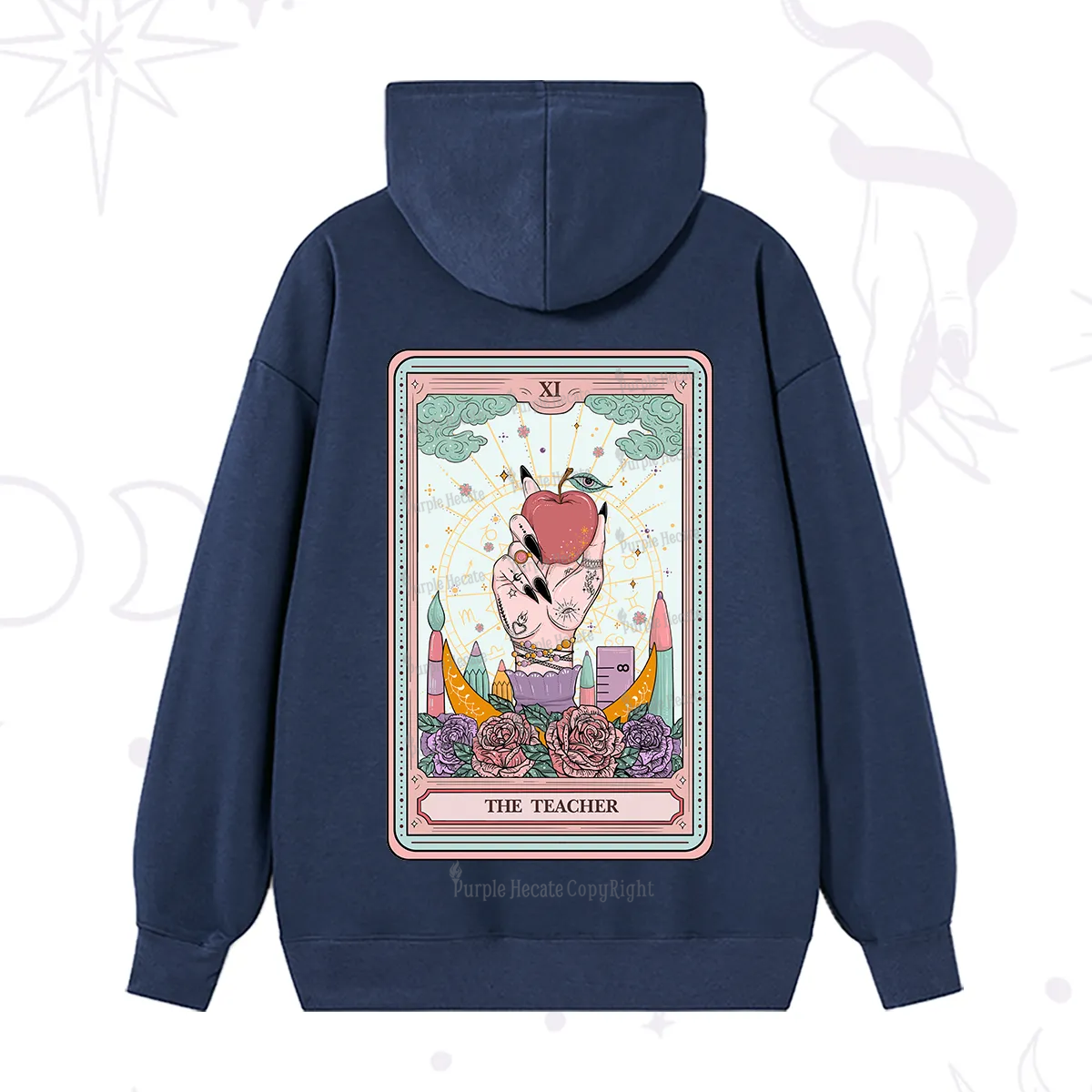 Purplehecate The Teacher Tarot Hoodie