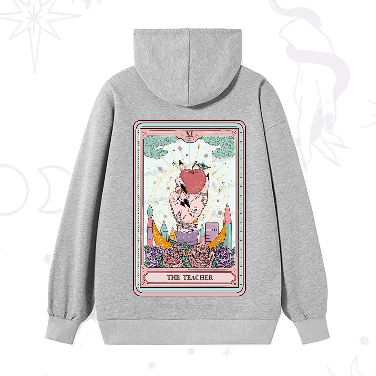 Purplehecate The Teacher Tarot Hoodie
