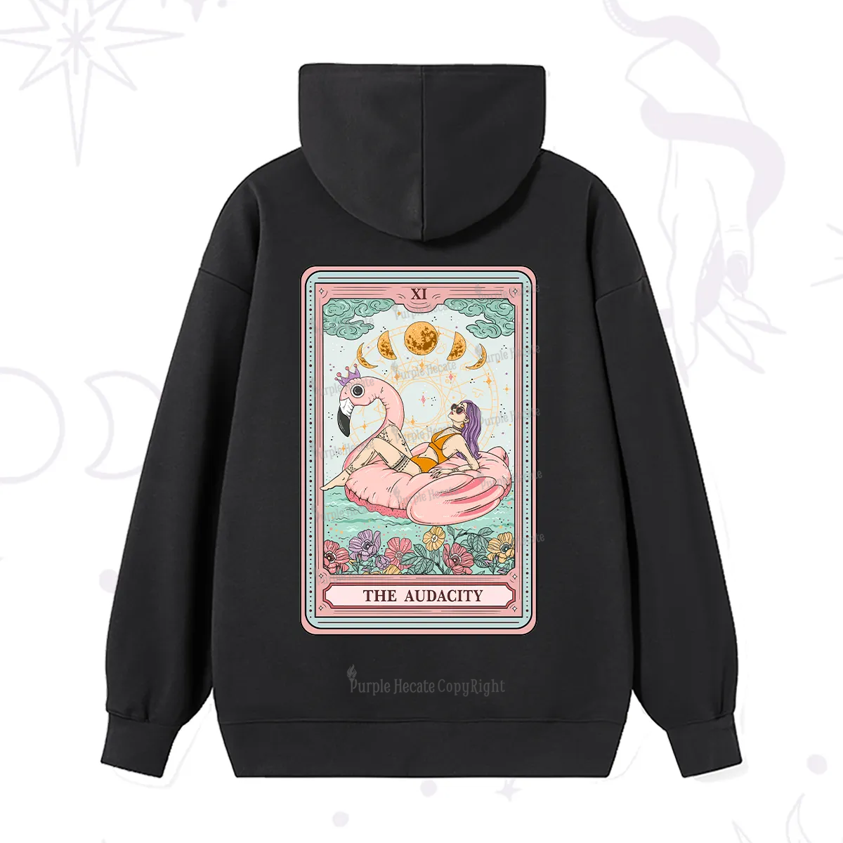 Purplehecate The Vacation Audacity Tarot Hoodie