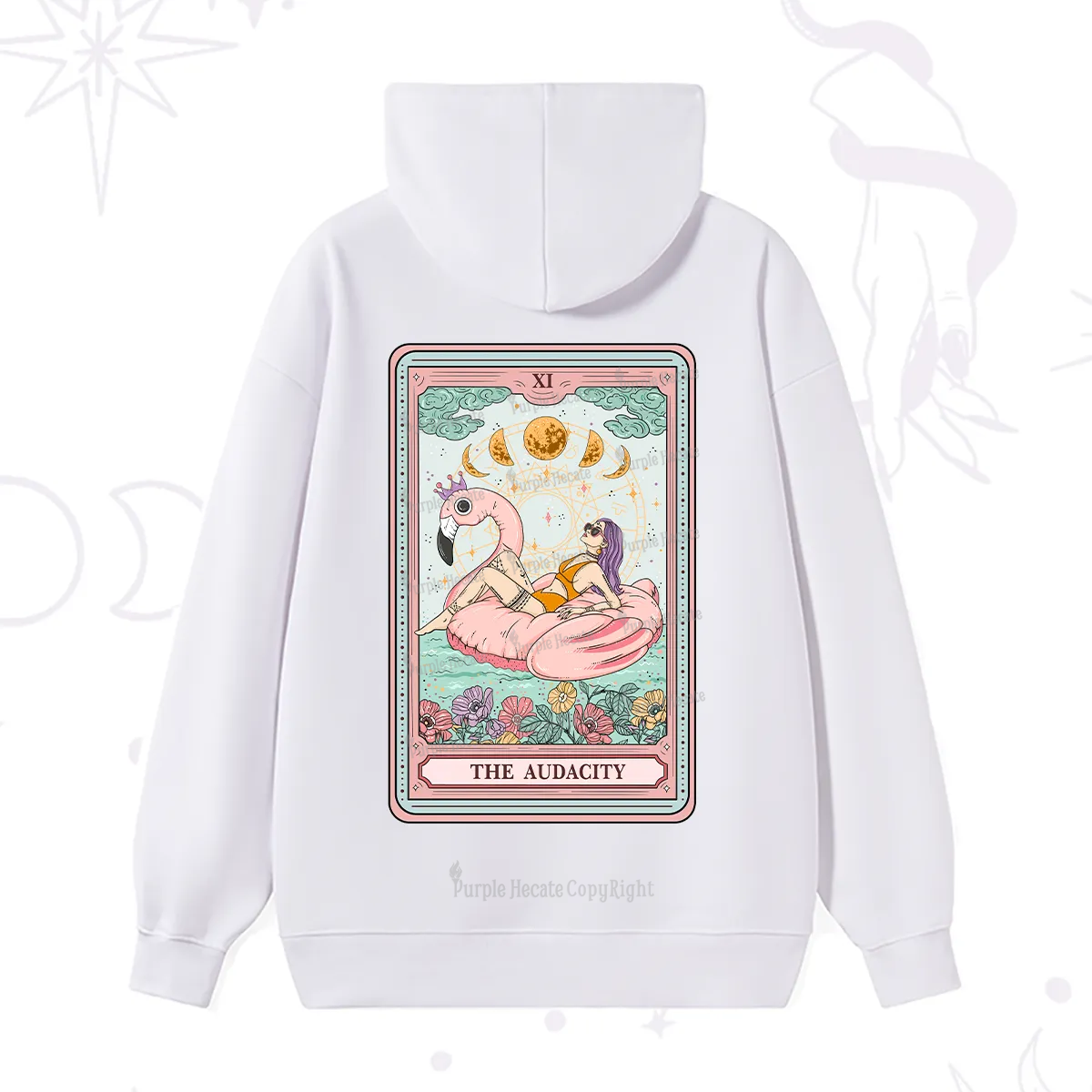 Purplehecate The Vacation Audacity Tarot Hoodie