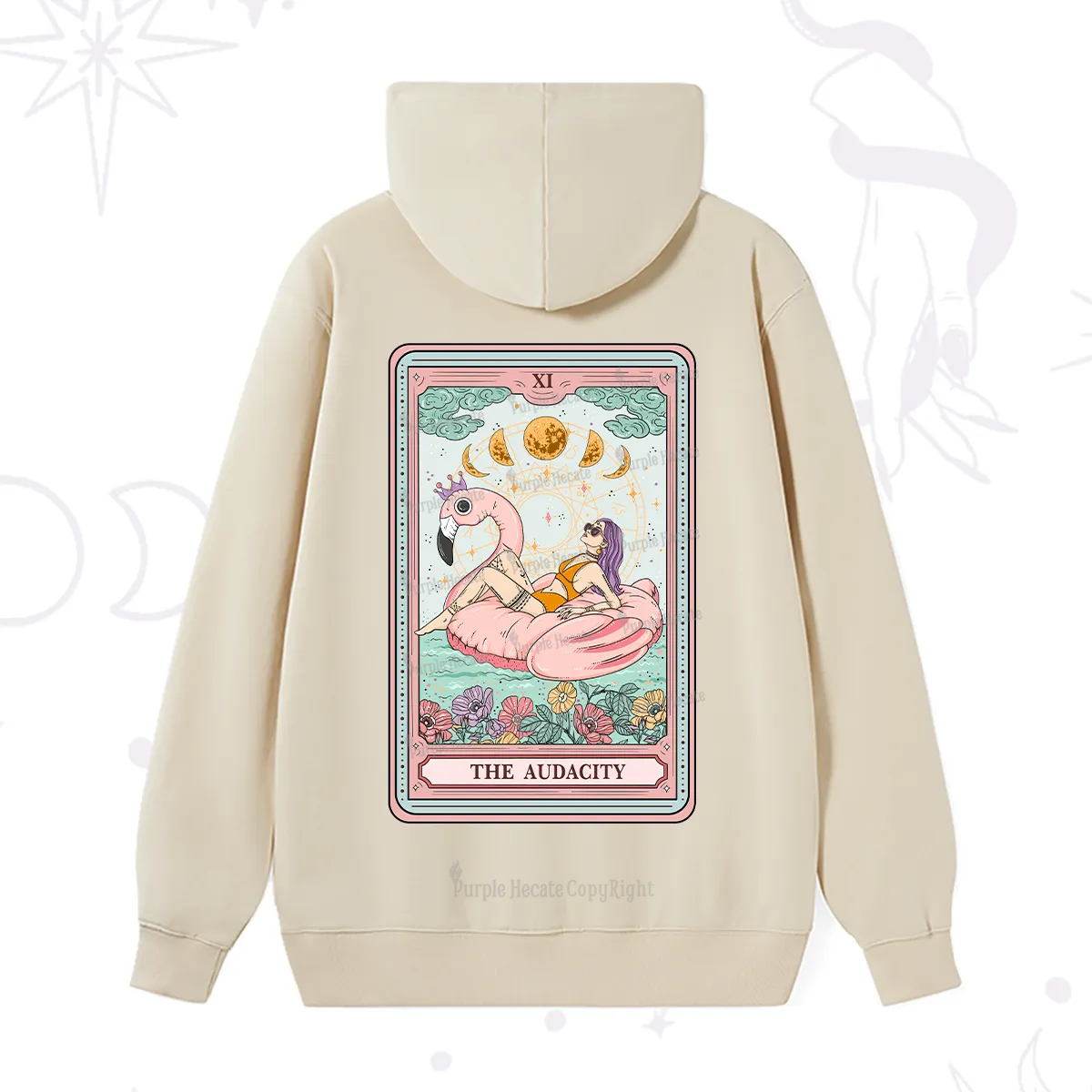 Purplehecate The Vacation Audacity Tarot Hoodie