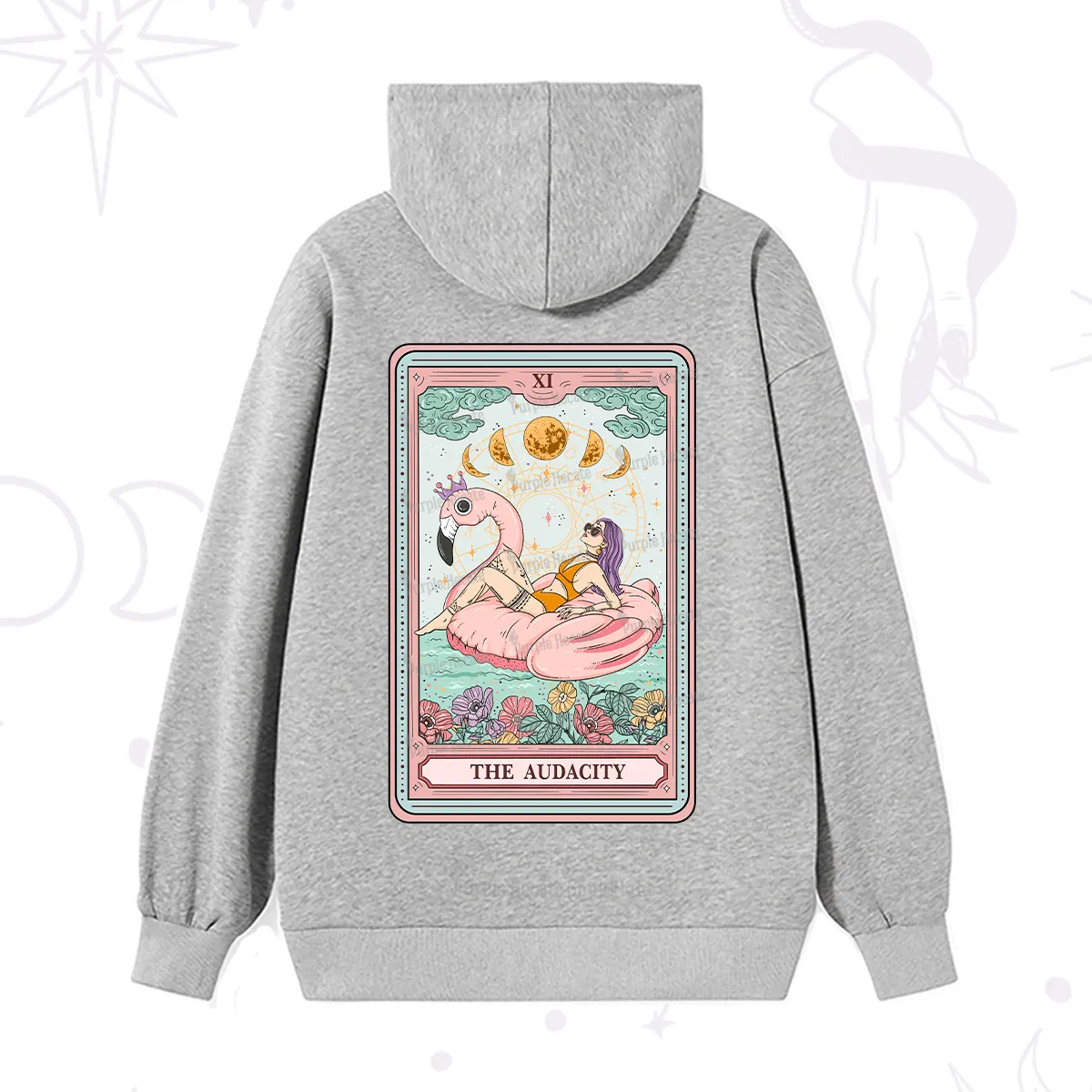 Purplehecate The Vacation Audacity Tarot Hoodie