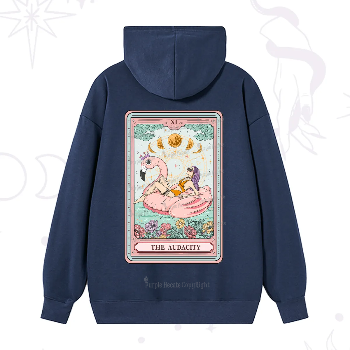 Purplehecate The Vacation Audacity Tarot Hoodie