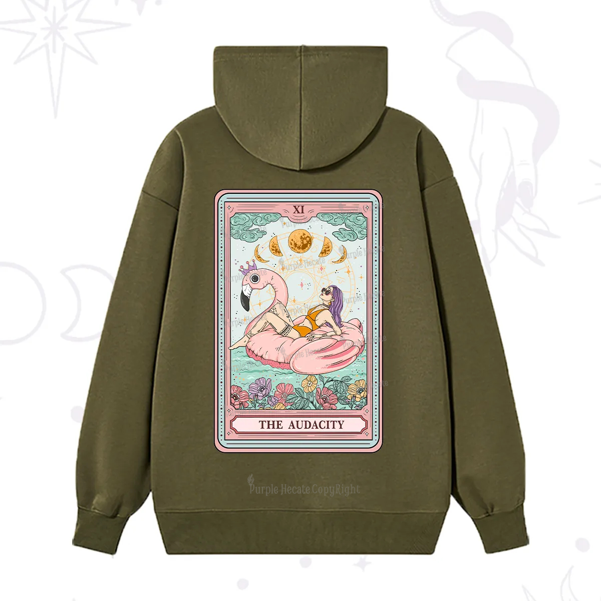 Purplehecate The Vacation Audacity Tarot Hoodie