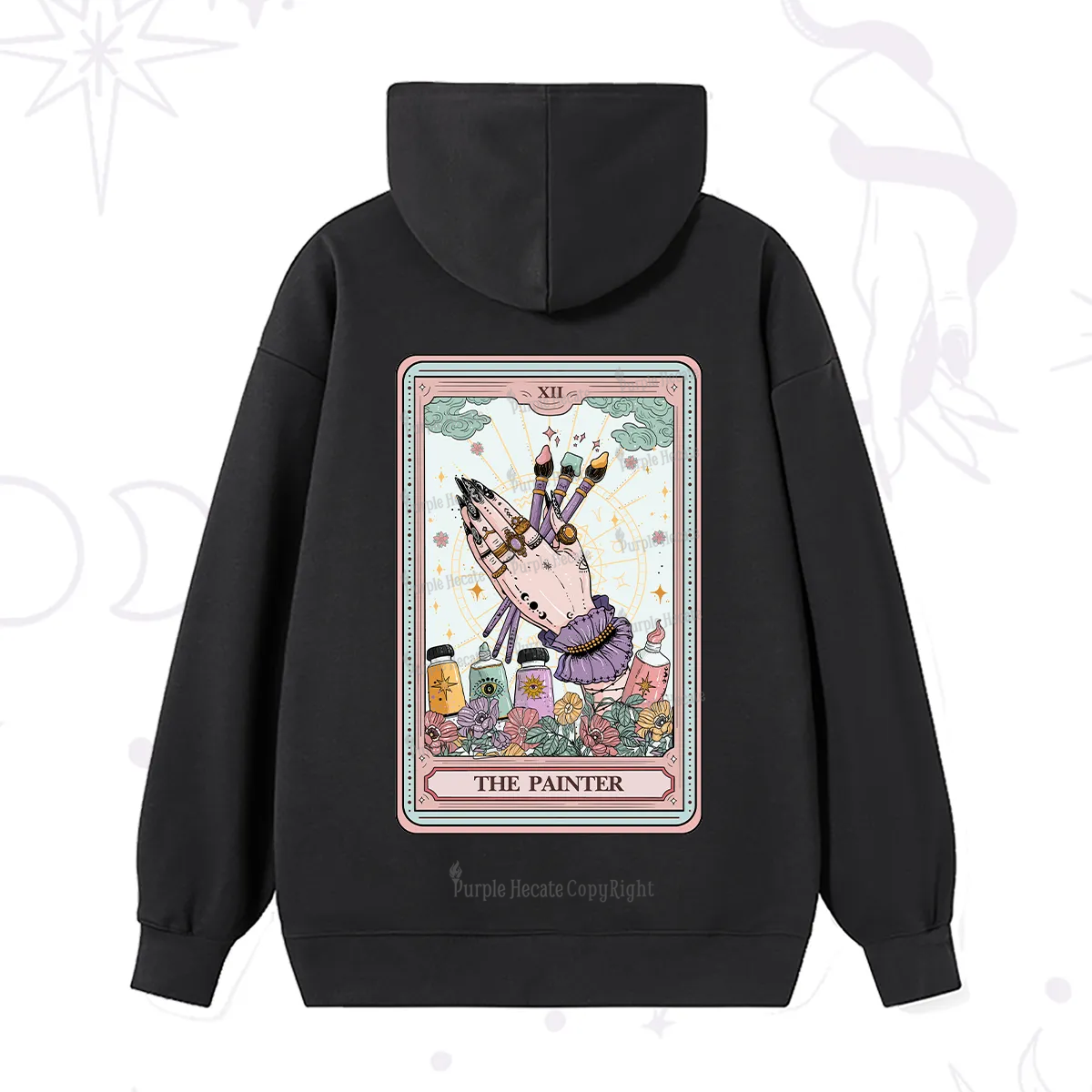 Purplehecate The Occult Painter Tarot Hoodie
