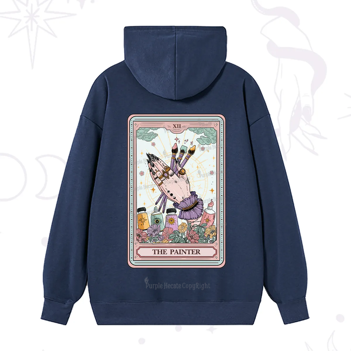 Purplehecate The Occult Painter Tarot Hoodie