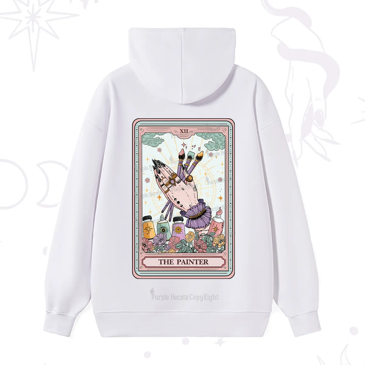 Purplehecate The Occult Painter Tarot Hoodie