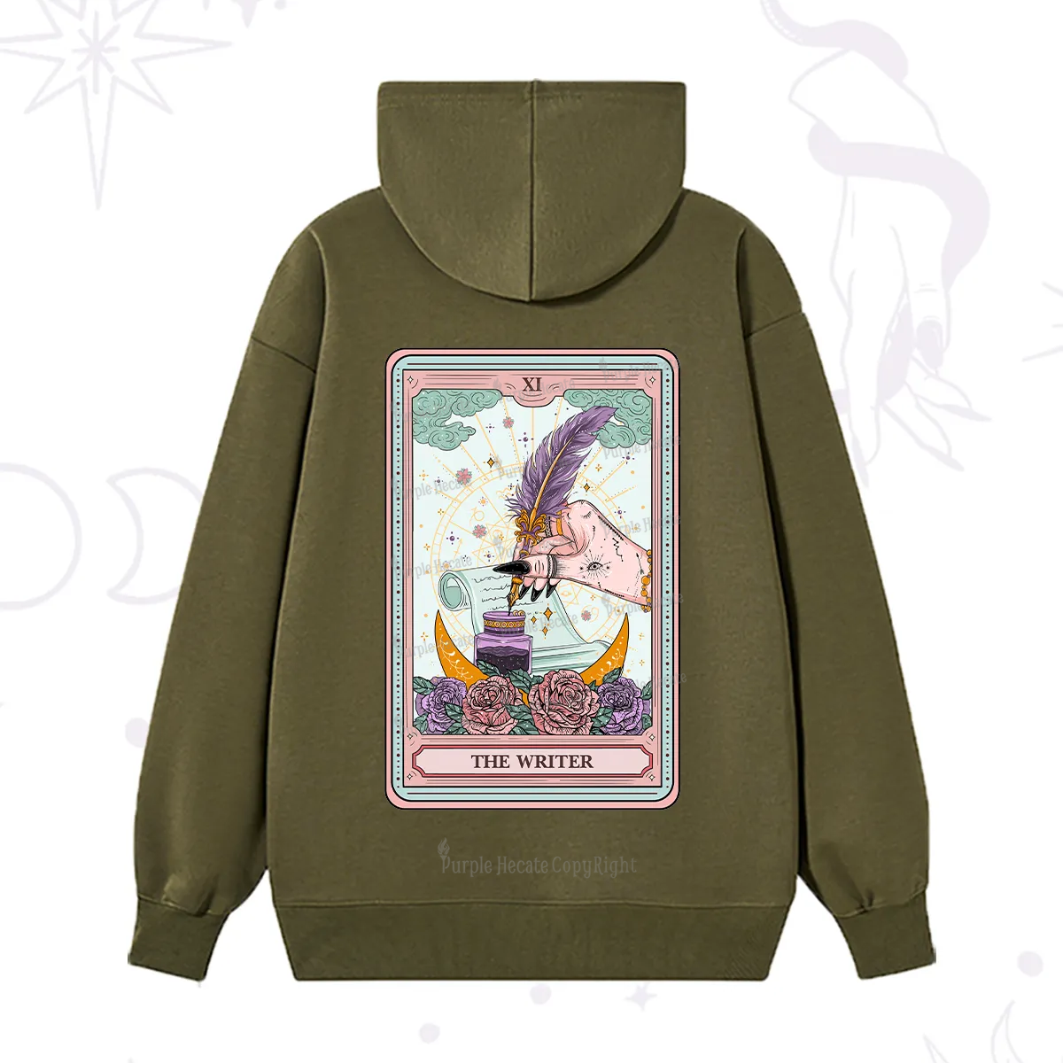 Purplehecate The Writer Tarot Hoodie