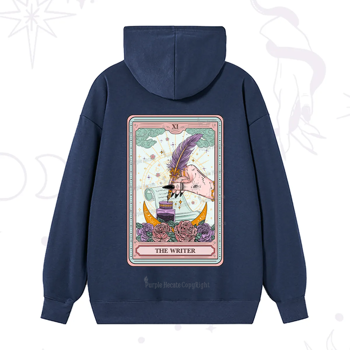 Purplehecate The Writer Tarot Hoodie