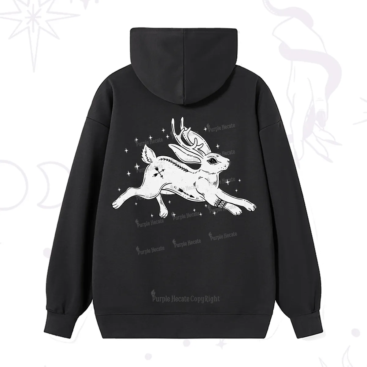 Purplehecate Starwitch Familiar Hoodie