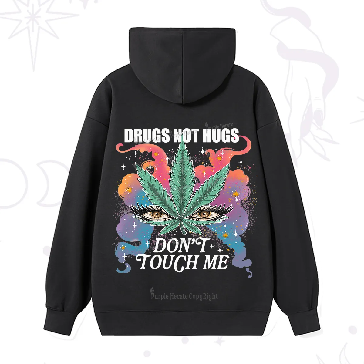 Purplehecate Drugs Not Hugs Hoodie