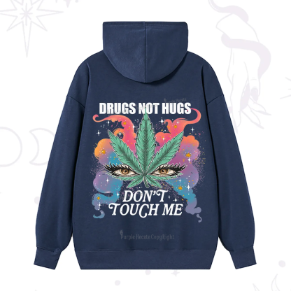Purplehecate Drugs Not Hugs Hoodie