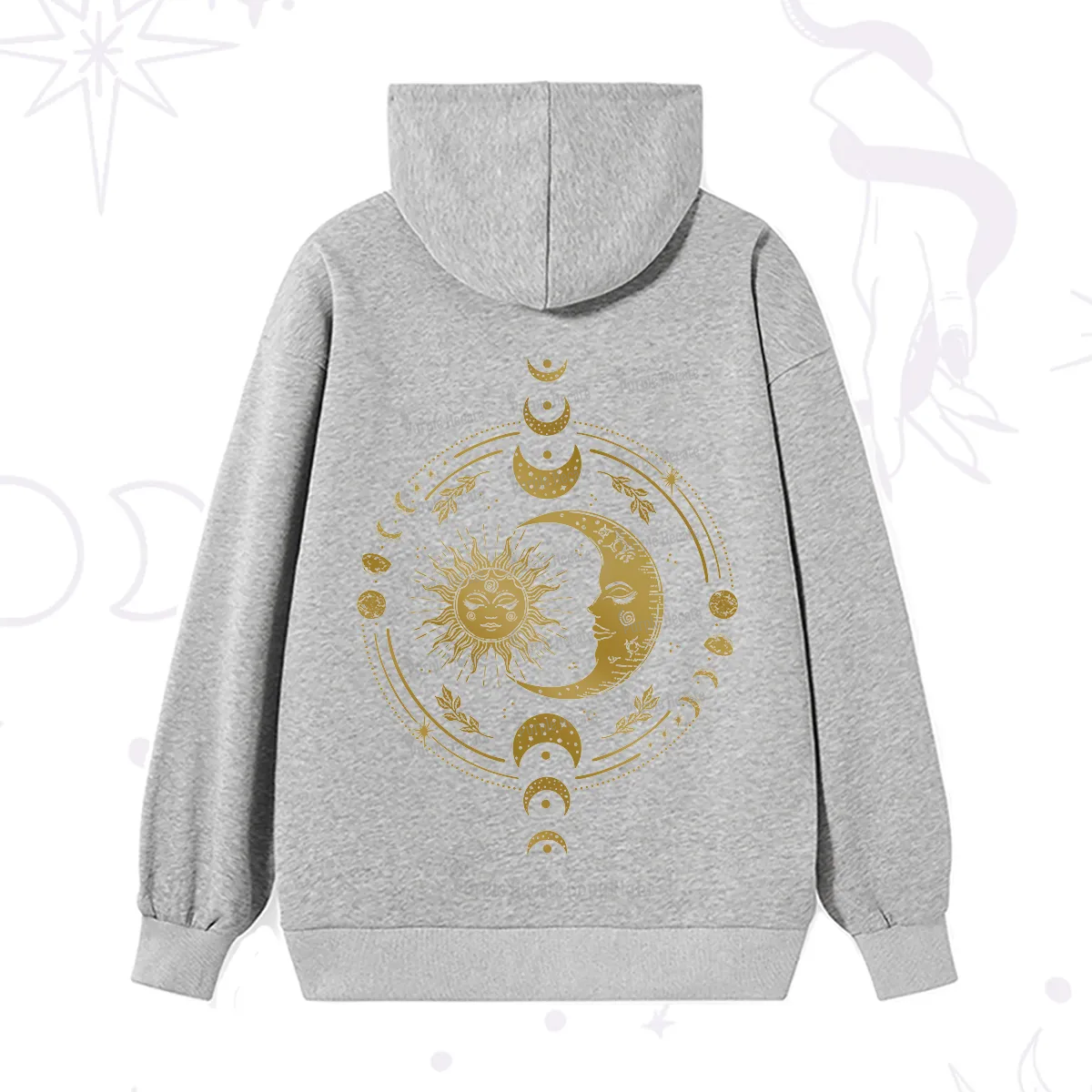 Purplehecate Celestial Sun and Moon Hoodie