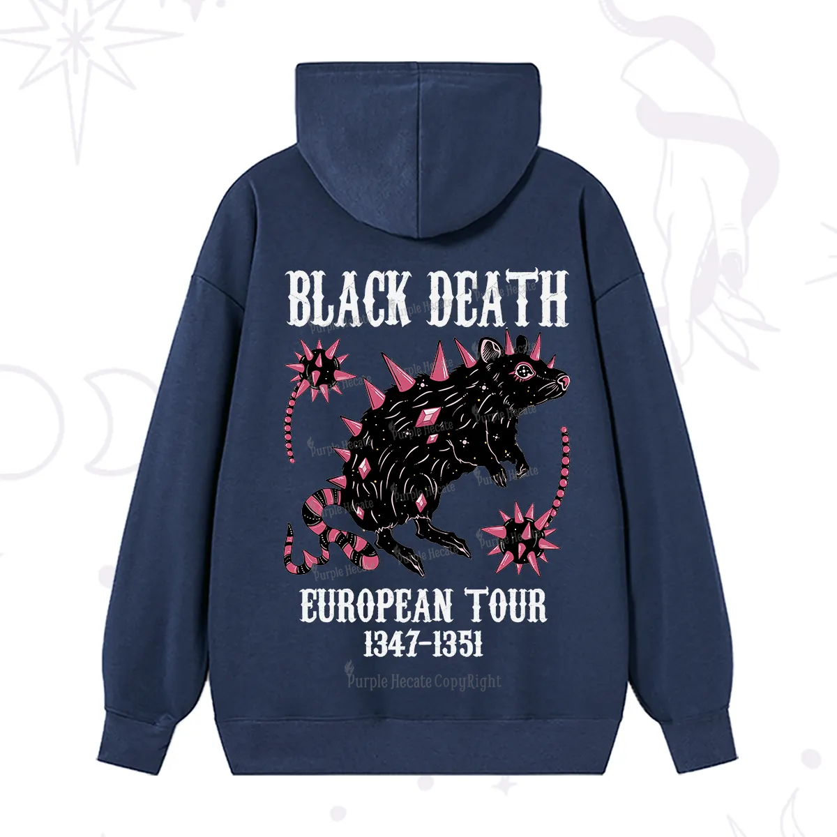 Purplehecate Black Death Hoodie
