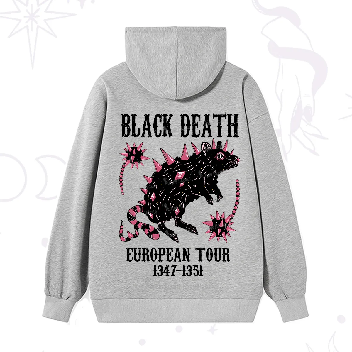 Purplehecate Black Death Hoodie