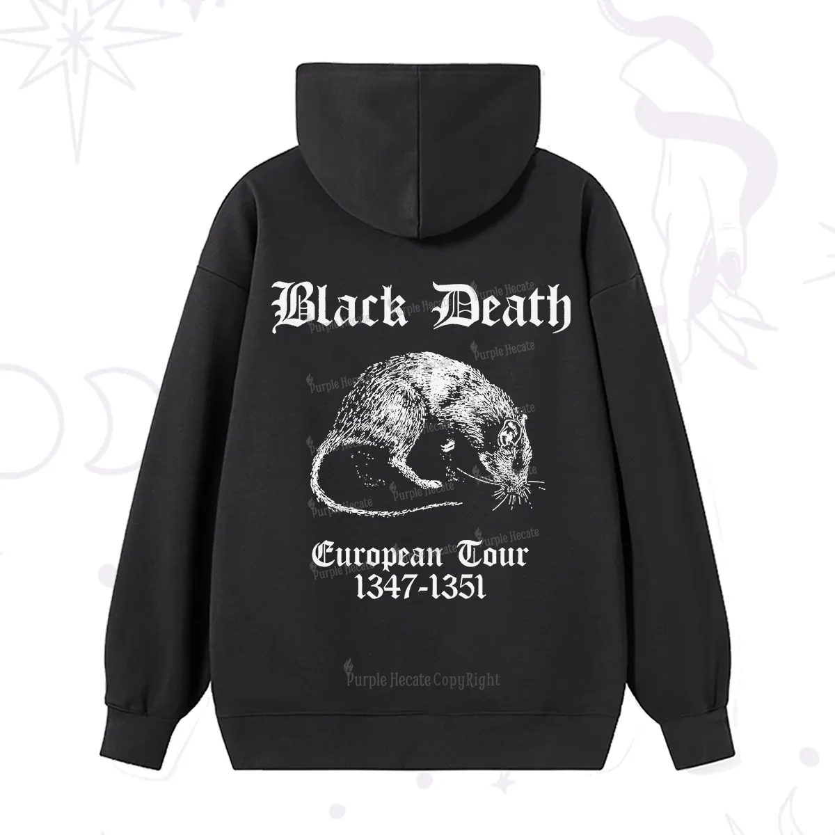 Purplehecate Black Death European Tour Hoodie