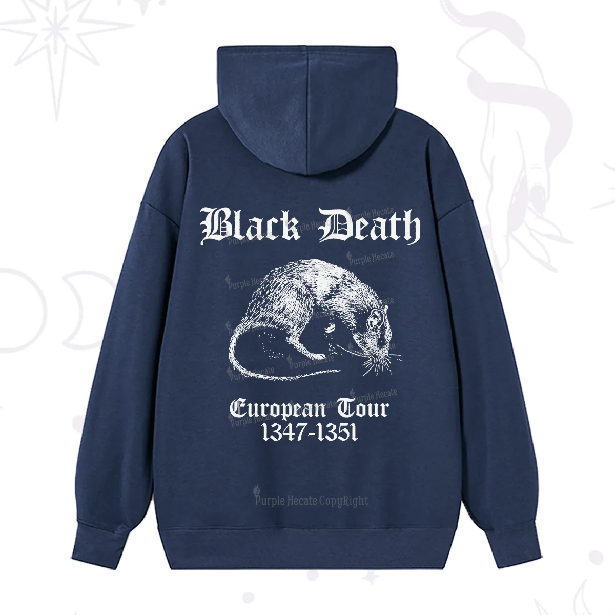 Purplehecate Black Death European Tour Hoodie