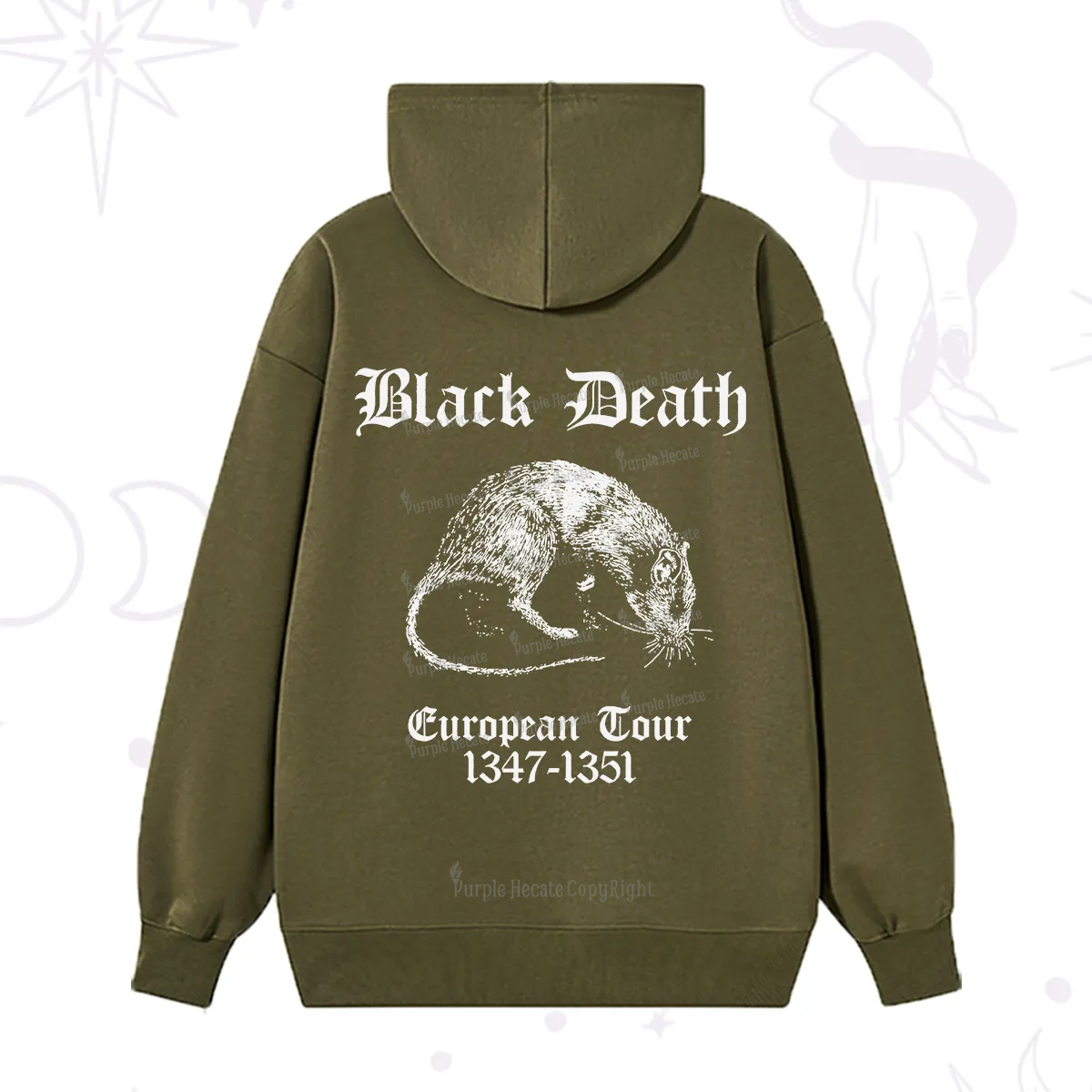 Purplehecate Black Death European Tour Hoodie