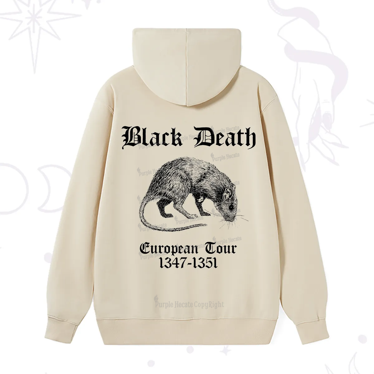 Purplehecate Black Death European Tour Hoodie