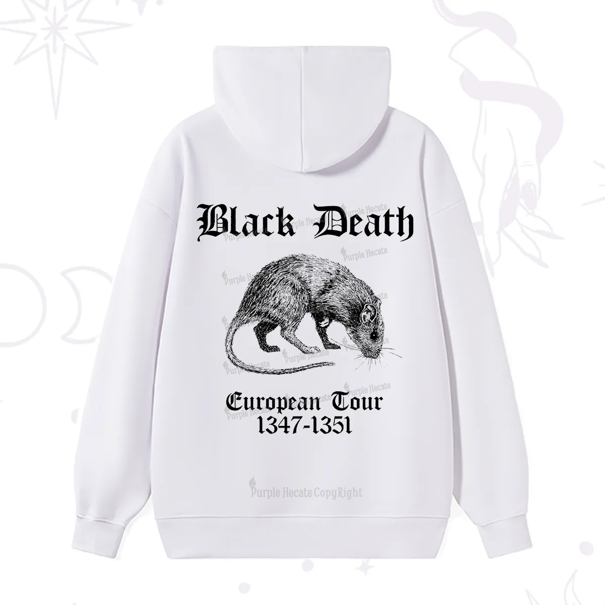 Purplehecate Black Death European Tour Hoodie
