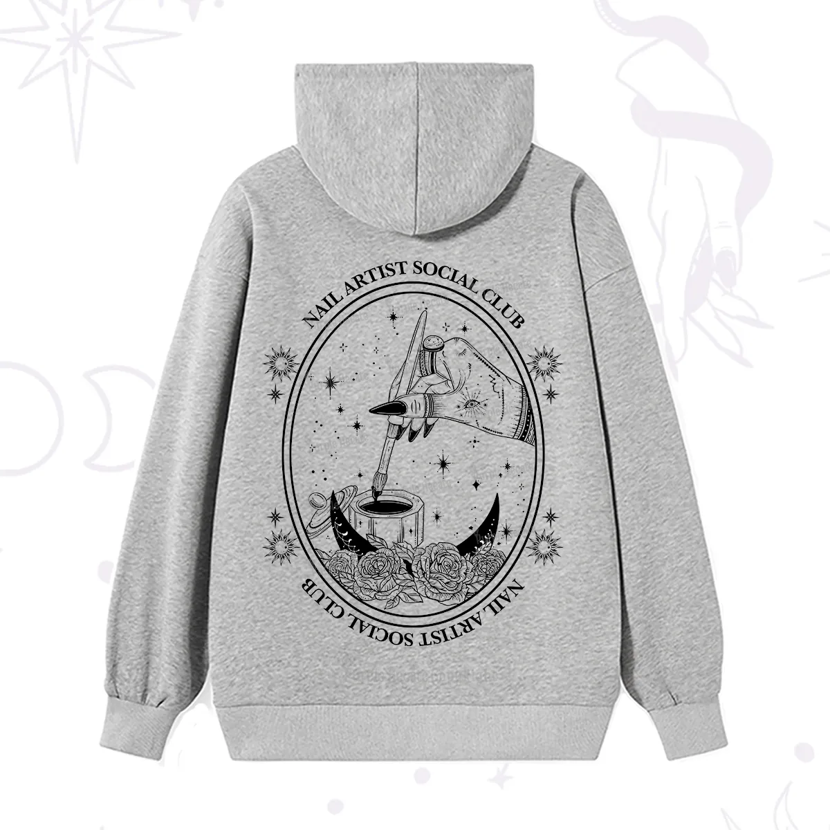 Purplehecate Nail Artist Social Club Hoodie