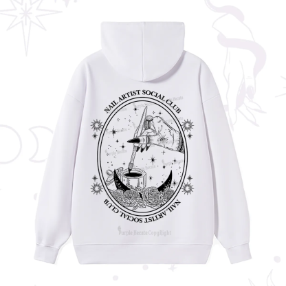 Purplehecate Nail Artist Social Club Hoodie