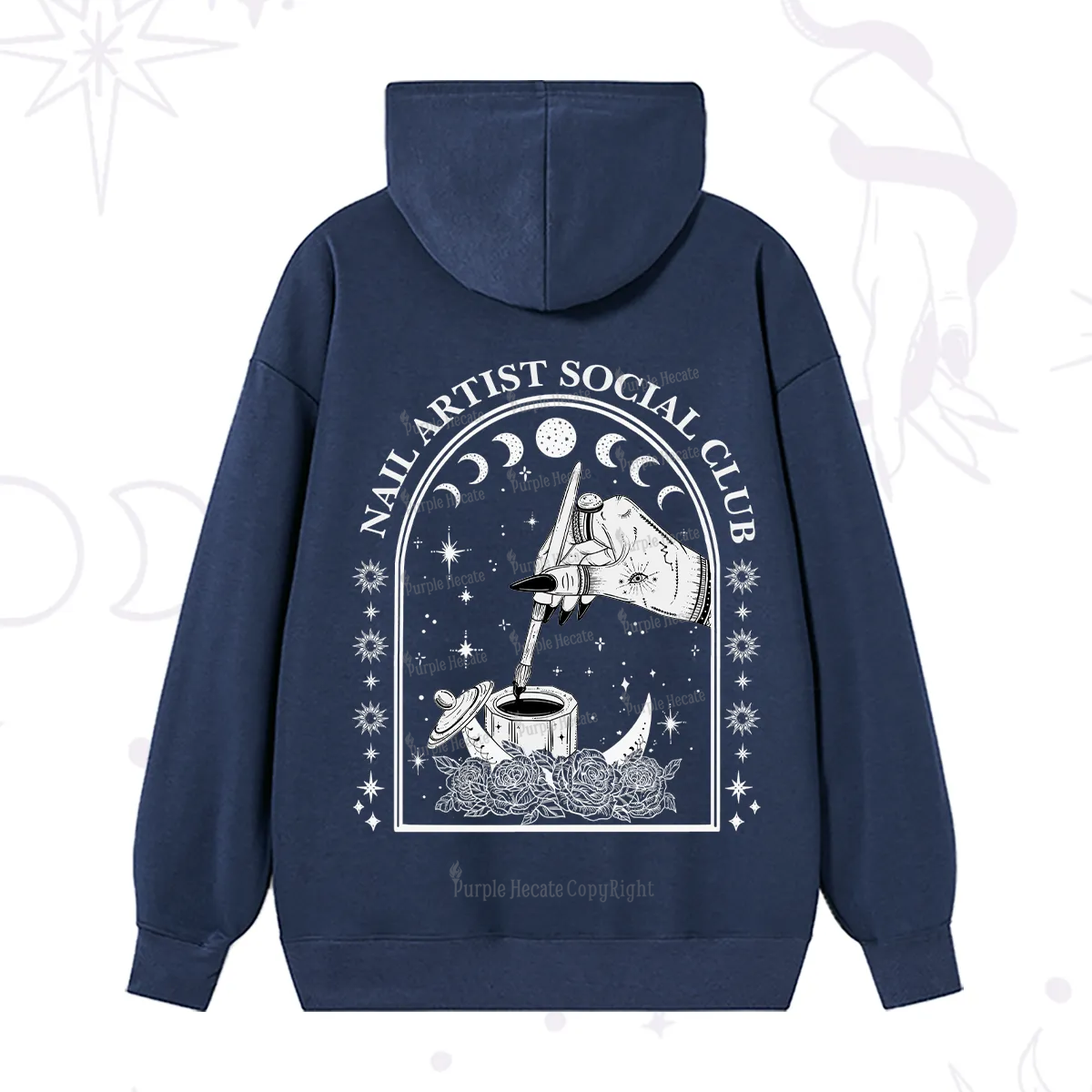 Purplehecate Nail Artist Club Collective Hoodie