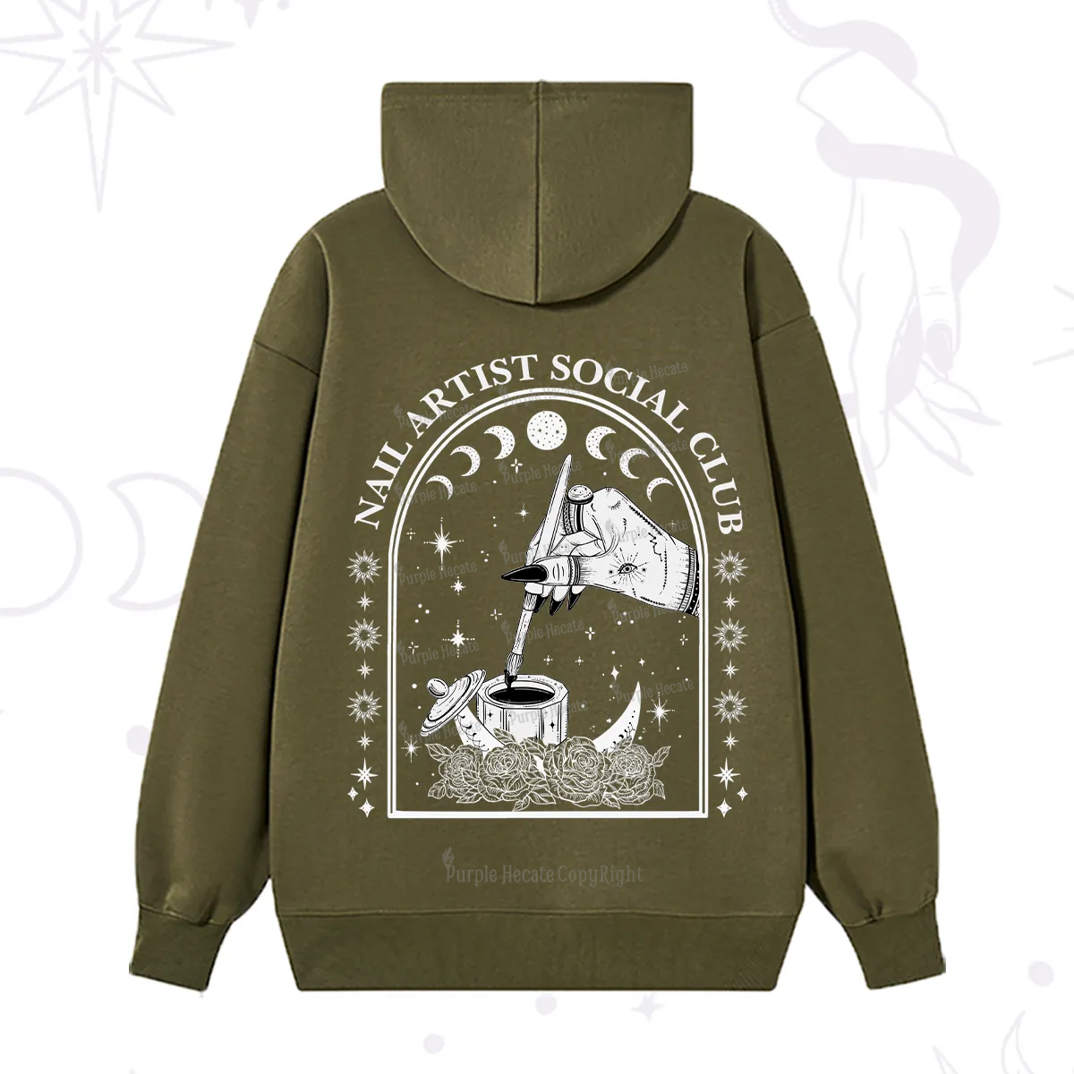 Purplehecate Nail Artist Club Collective Hoodie