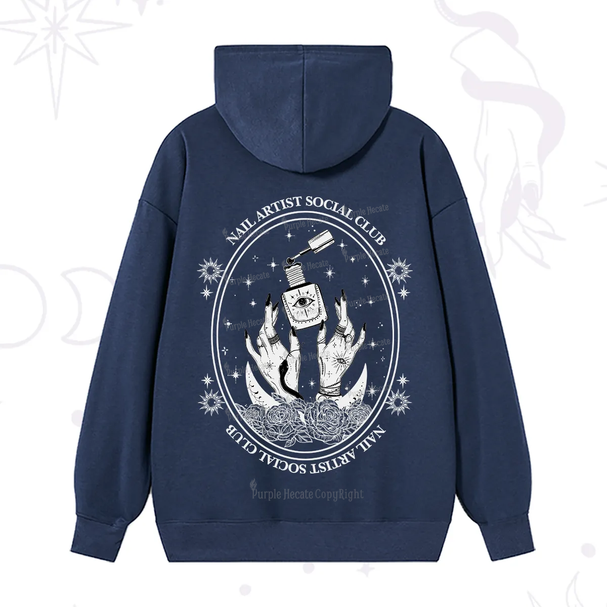 Purplehecate Nail Artist Club Hoodie
