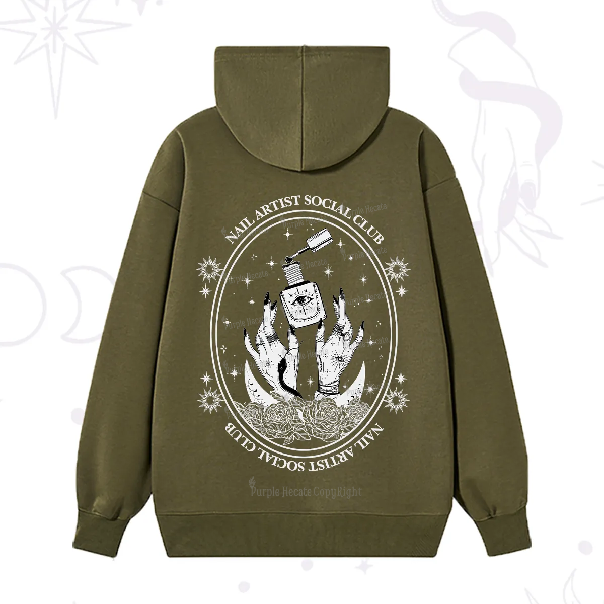 Purplehecate Nail Artist Club Hoodie