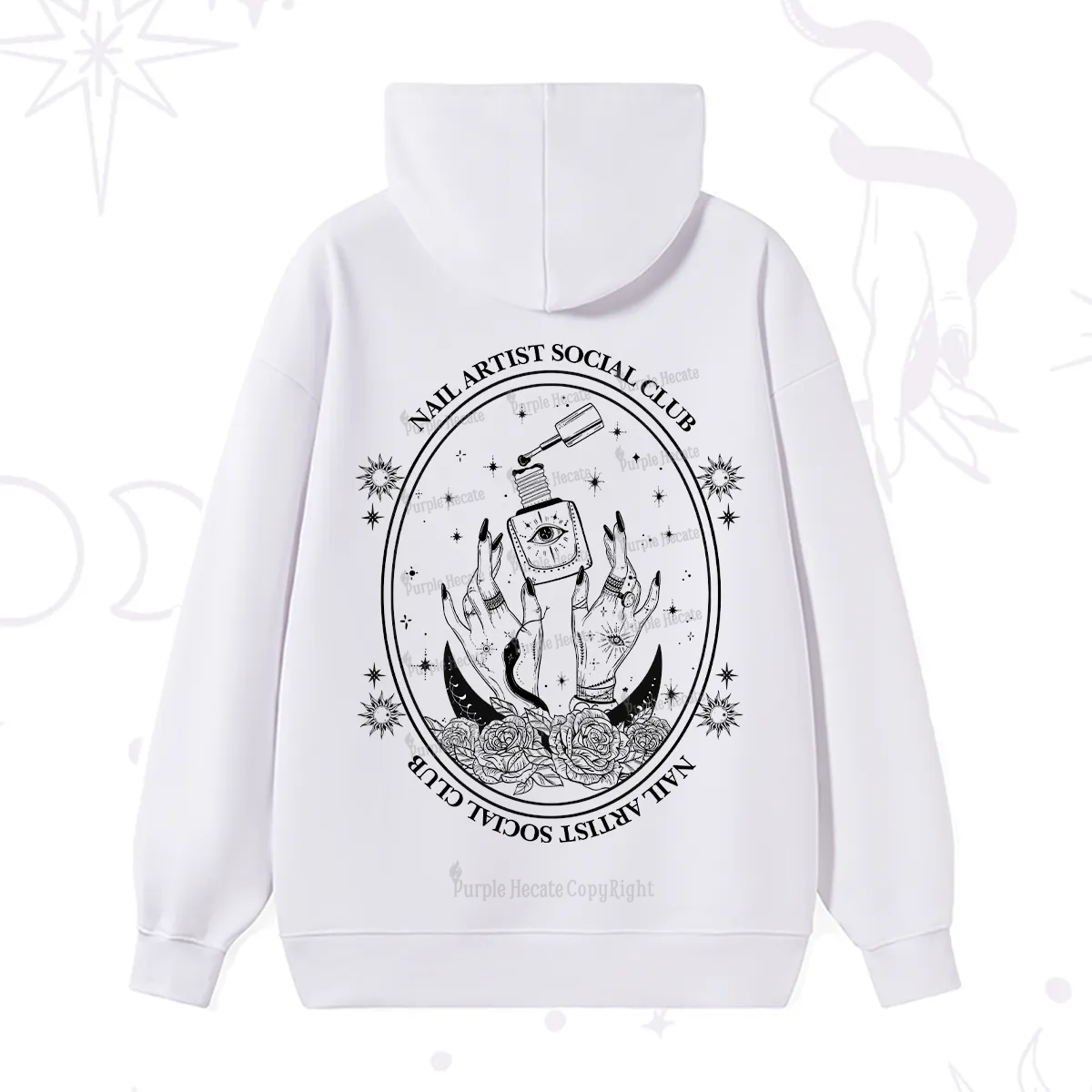 Purplehecate Nail Artist Club Hoodie