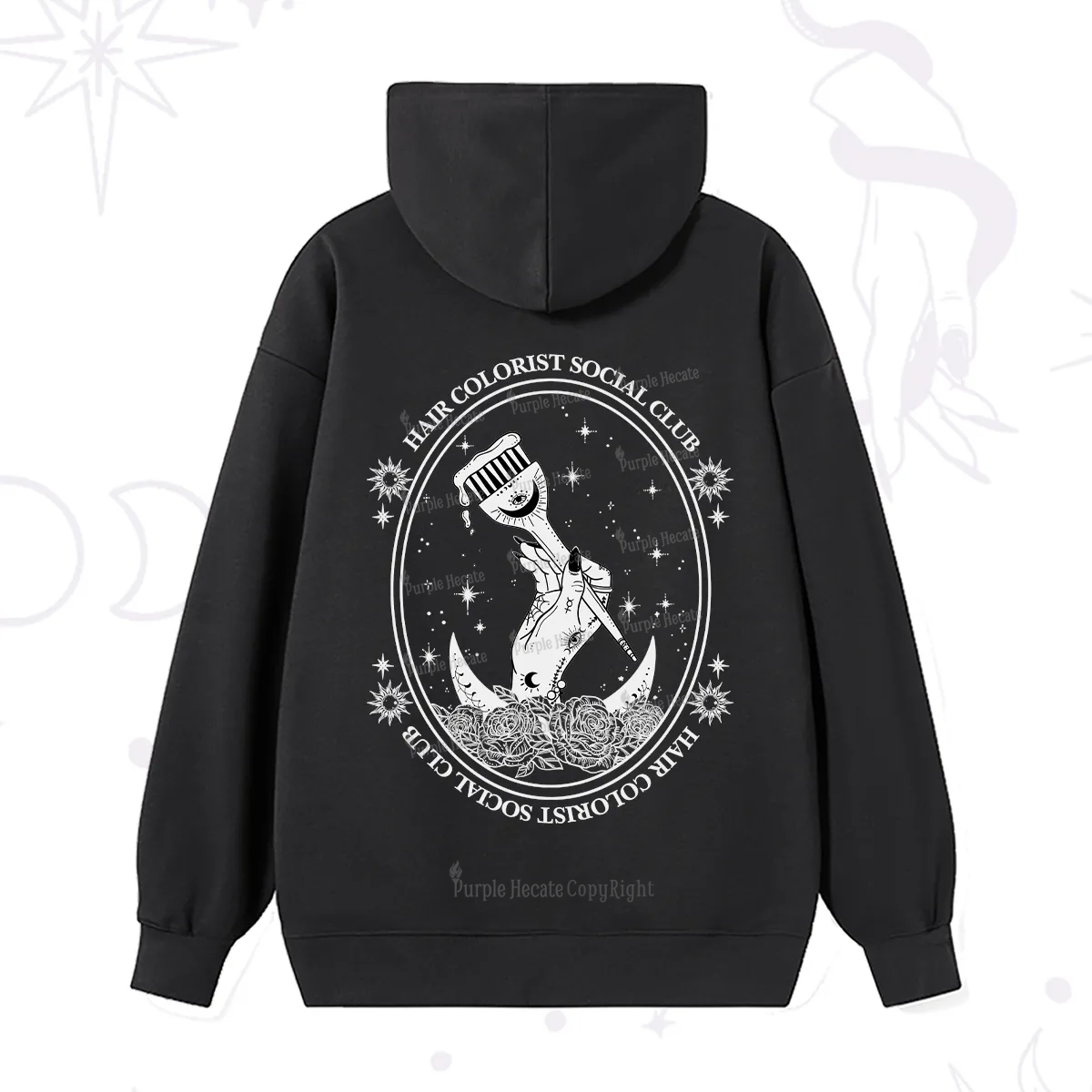 Purplehecate Hair Colorist Social Club Hoodie