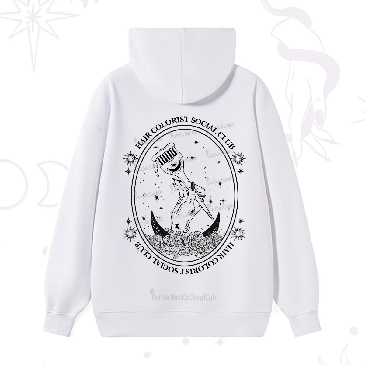 Purplehecate Hair Colorist Social Club Hoodie