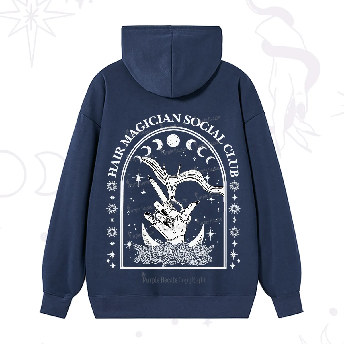 Purplehecate Hair Magician Social Club Collective Hoodie