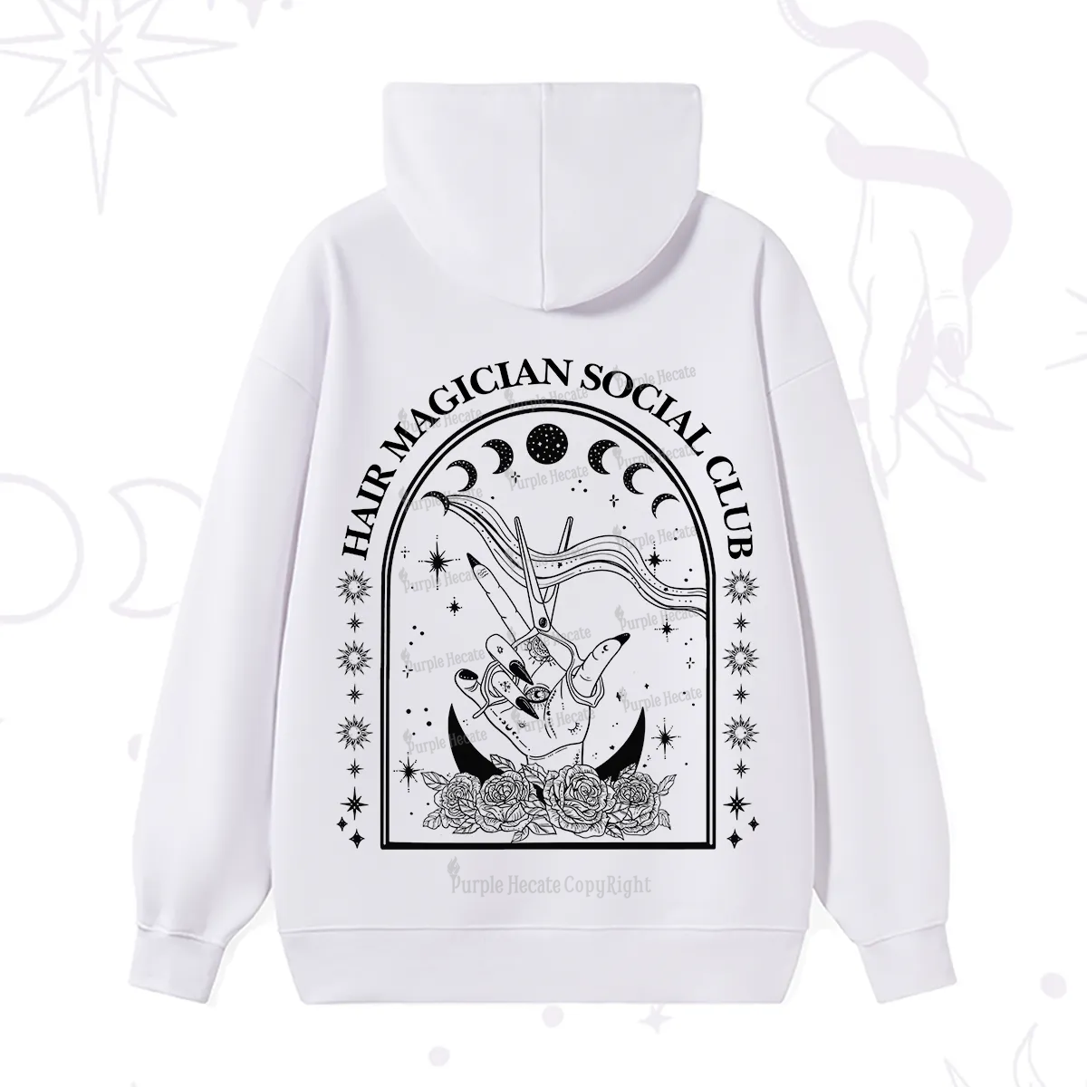 Purplehecate Hair Magician Social Club Collective Hoodie
