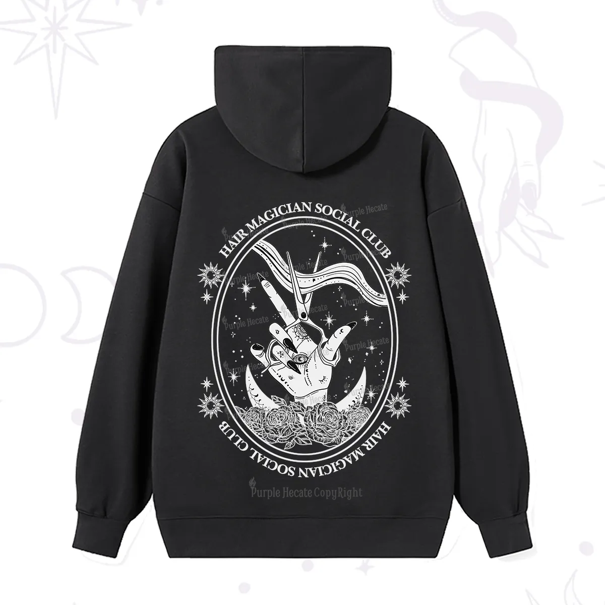 Purplehecate Hair Magician Social Club Hoodie