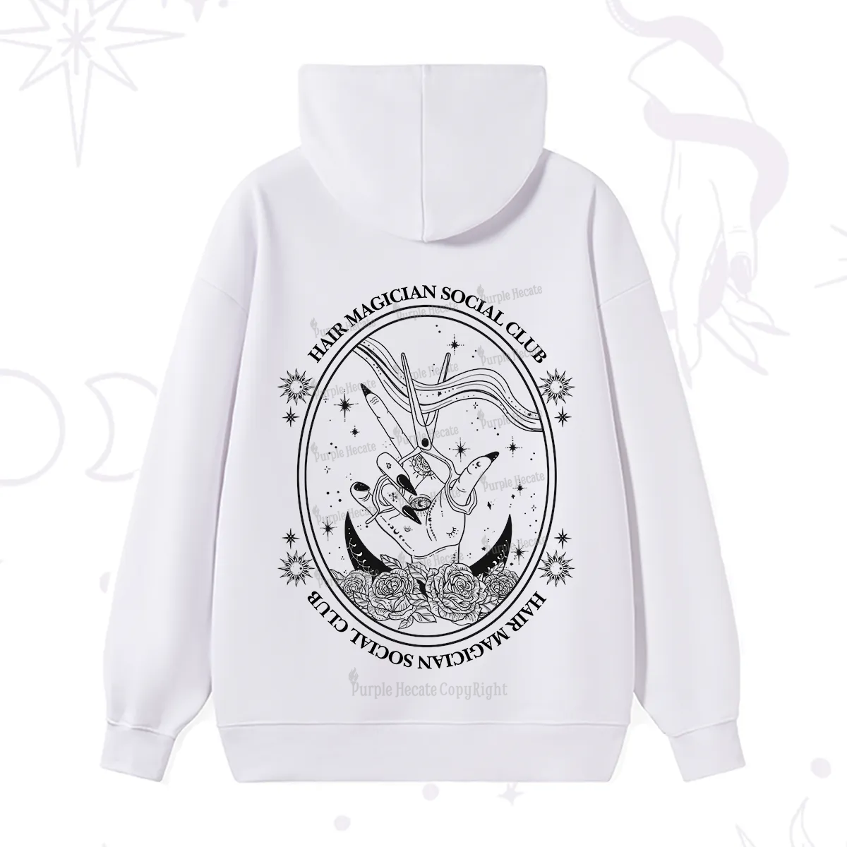 Purplehecate Hair Magician Social Club Hoodie