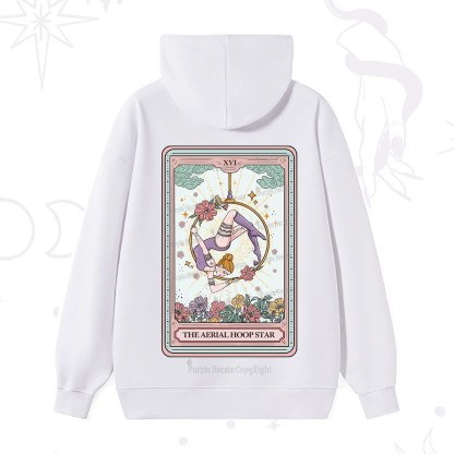 Purplehecate The Aerial Hoop Star Tarot Card Hoodie