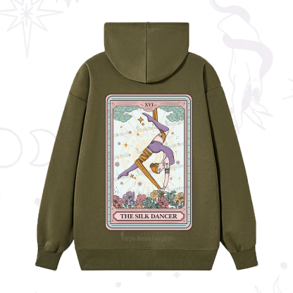 Purplehecate The Aerial Hoop Star Tarot Card Hoodie