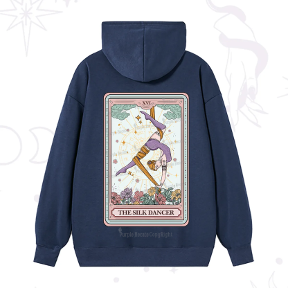 Purplehecate The Aerial Hoop Star Tarot Card Hoodie