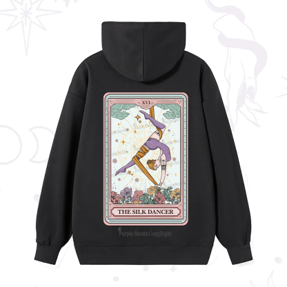 Purplehecate The Aerial Hoop Star Tarot Card Hoodie